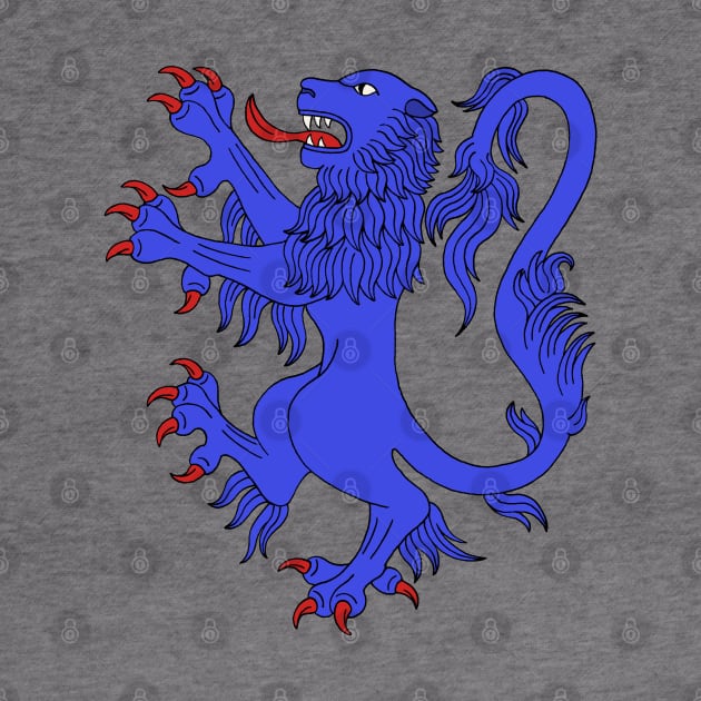 Lion Rampant Azure by AzureLionProductions